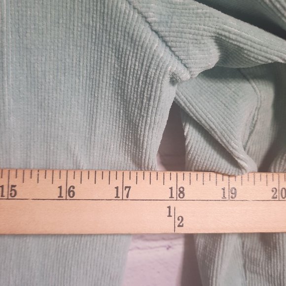 Anthropologie Tulle Mint Corduroy Blazer Jacket - Picture 12 of 13
